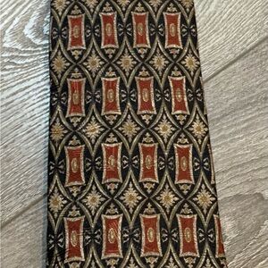 Vintage Studio by Fumagallis Designer Italian Silk Geometric Luxurious Tie